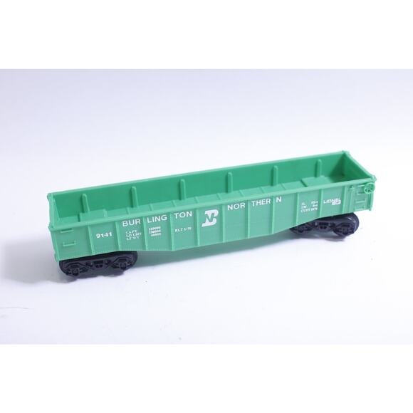 Lionel Burlington Northern 9141, Green Gondola Car, 1970s - Picture 2 of 3